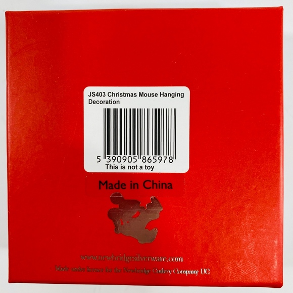 Newbridge Silverware Christmas Ornament Mouse - Picture 6 of 7